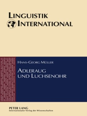 cover image of Adleraug und Luchsenohr